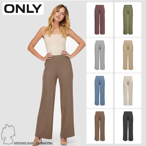 Hose Wide Leg elastische Taille Regular Fit