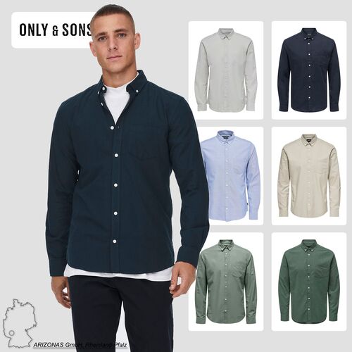 Hemd Slim Fit Langarm Oxford Hemd