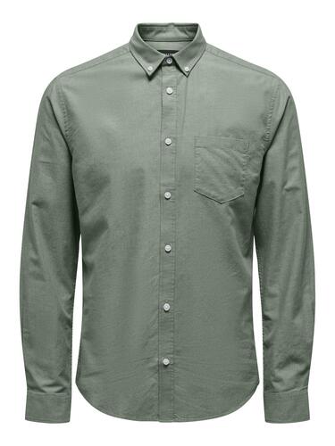 Hemd Slim Fit Langarm Oxford Hemd 