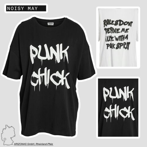 T-Shirt Print Kurzarm Rundhals Bequem