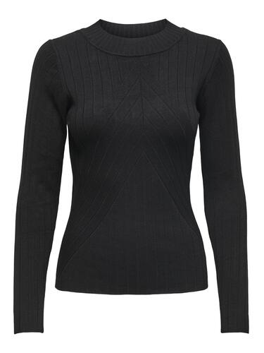 Strickpullover Eleganter Langarm Rundhals Pullover 
