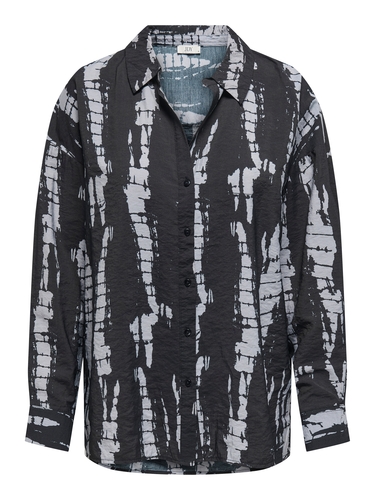 Bluse Elegantes Oberteil mit Knopfleiste Hemdkragen 