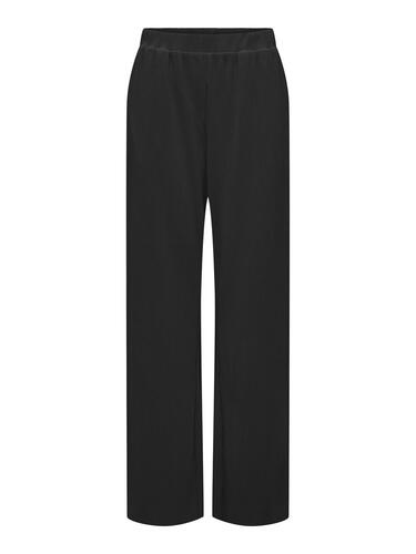 Hose weiter Beinschnitt hoher Taille elegant 