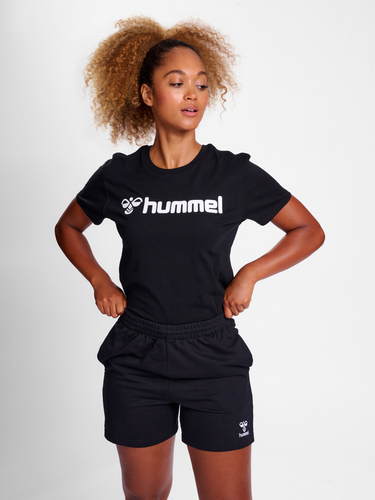 T-Shirt Regular Fit Stretch Rundhalsausschnitt Logo 