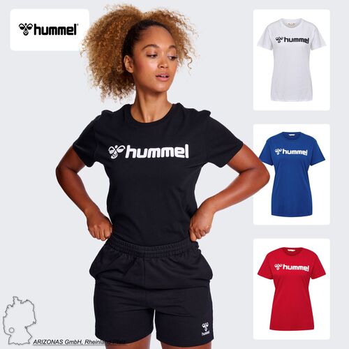 T-Shirt Regular Fit Stretch Rundhalsausschnitt Logo