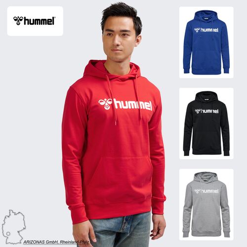 Hoodie Regular Fit Sweatstoff Kapuze Beuteltasche