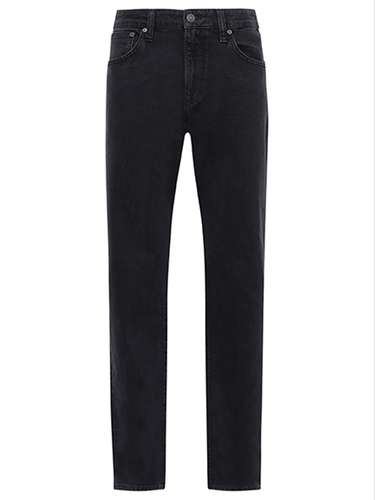 Jeans Loose Fit 5-Pocket Helle Waschung 