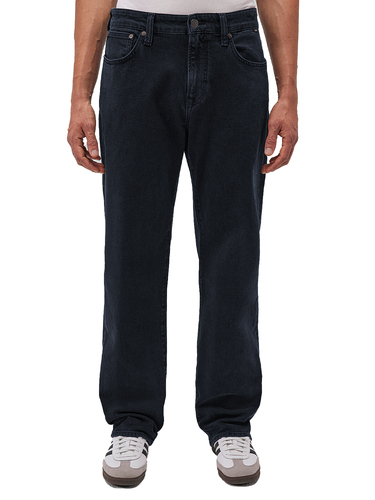 Jeans Loose Fit 5-Pocket Helle Waschung 