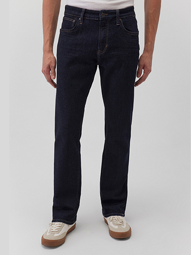 Jeans Straight Leg Dunkle Waschung 5-Pocket 