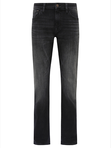 Jeans Straight Leg Dunkle Waschung 5-Pocket 