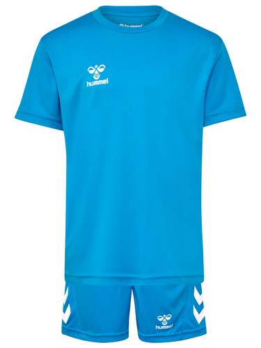 Sportset T-Shirt Shorts Regular Fit Logodruck 