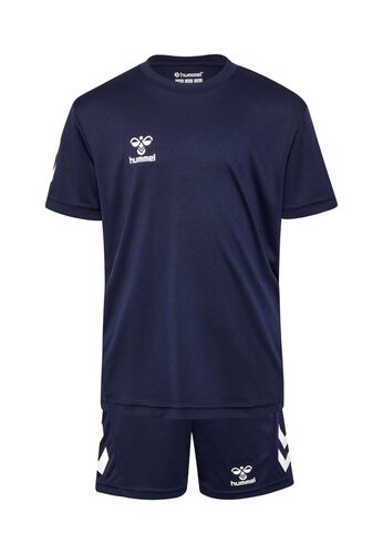 Sportset T-Shirt Shorts Regular Fit Logodruck 