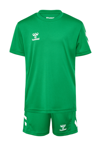 Sportset T-Shirt Shorts Regular Fit Logodruck 