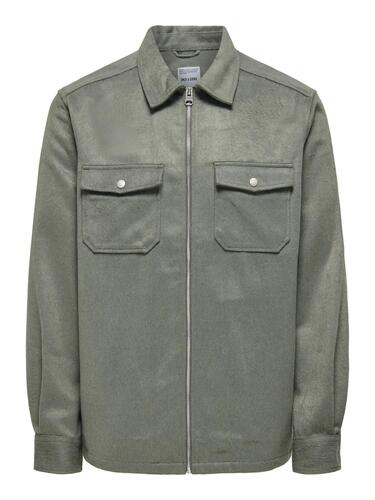 Hemdjacke Rei�verschluss Brusttaschen Regular 