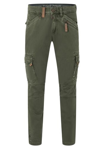Cargohose Regular Fit Taschen Baumwolle Rei�verschluss 