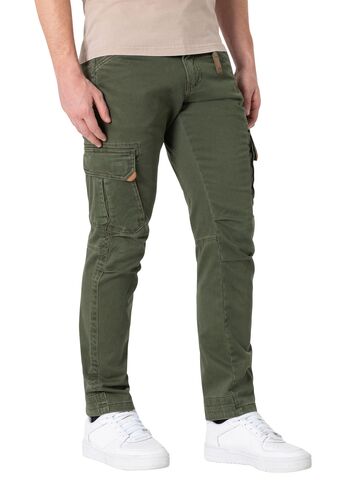 Cargohose Regular Fit Taschen Baumwolle Reiverschluss 