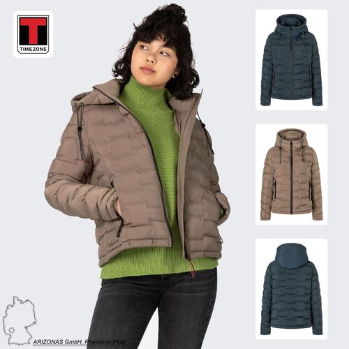 Puffer-Jacke wasserabweisend recycelte Wattierung