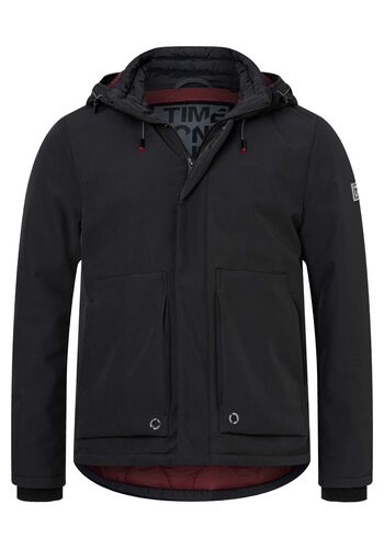 Softshell-Jacke wasserabweisend abnehmbare Kapuze 