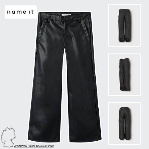 Hose Weites Bein Skinny H�fte Druckknopf Rei�verschluss