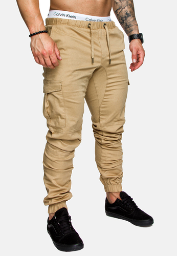 Cargo Jogger Hose Stretch Denim Chino Pants Freizeithose A&S  