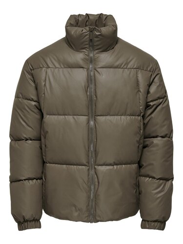 Steppjacke kurz Stehkragen gesmokte �rmelb�ndchen 