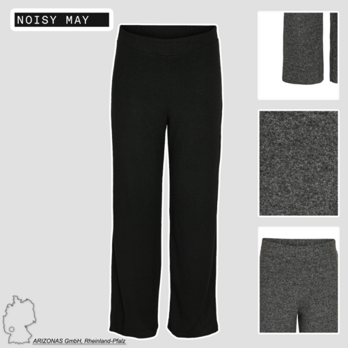 Hosen Wide Fit Boot Cut Basic Stoffhosen Bequem