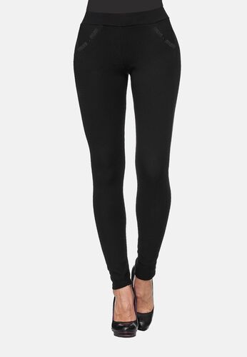 Thermo Winterhose mit Innenfleece und hoher Taille 