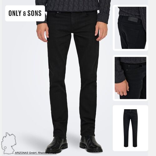 Slim Fit Jeans Stretch Denim Hose Rinse Wash Design