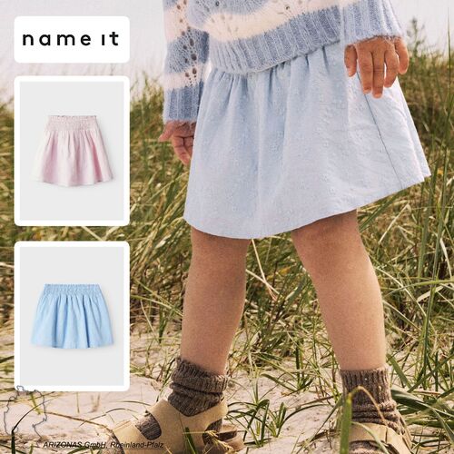 Rock mit Stickerei und bequemer Passform