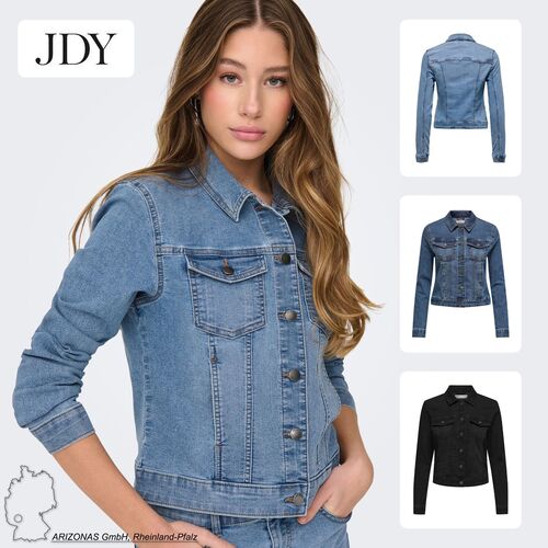 Jeansjacke mit Kn�pfen Robuste Jacke f�r vielseitige Looks