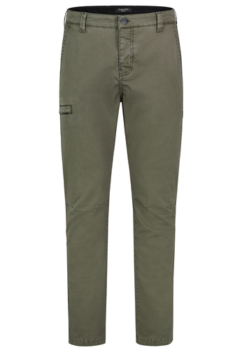 Feine Chino Hose mit Cargotasche 