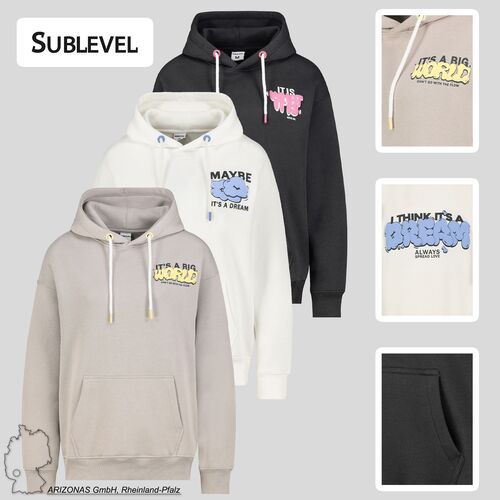 Hoodie mit It is what it is Schriftzug Print