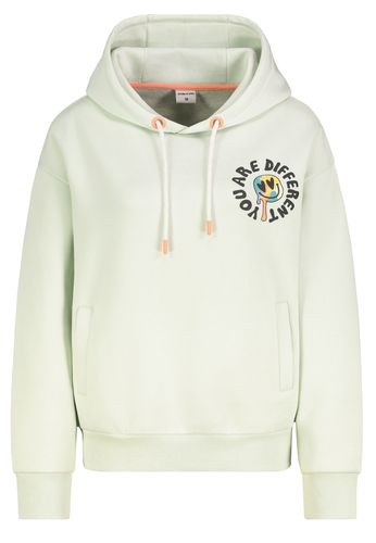 Hoodie mit Spread Your Love Schriftzug 