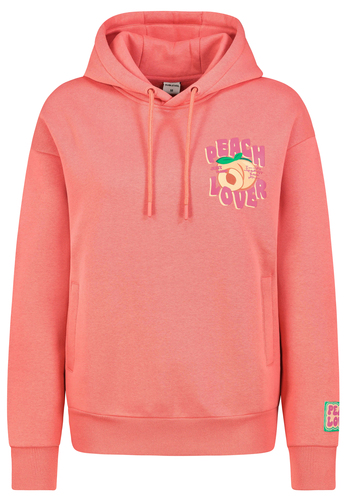 Hoodie mit Spread Your Love Schriftzug 