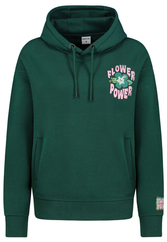 Hoodie mit Spread Your Love Schriftzug 