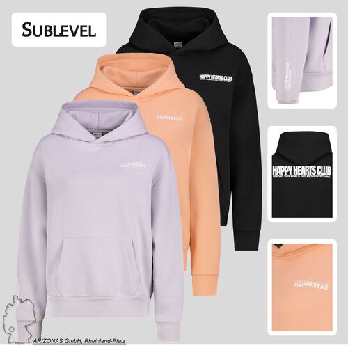 Kapuzenpullover mit Logo und Schriftzug