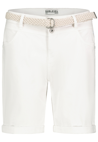 Feine Bermuda Shorts mit Flechtg�rtel 