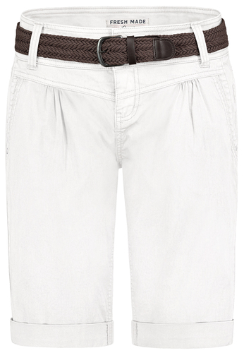 Bermuda Chinoshorts mit geflochtenem G�rtel und Taschen 