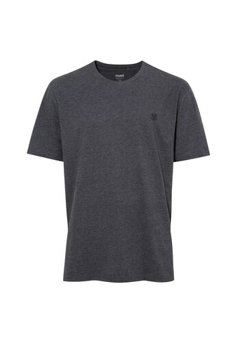 T-Shirt mit Rundhalsausschnitt und Logo 