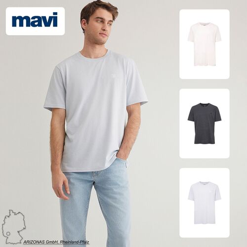 T-Shirt mit Rundhalsausschnitt und Logo