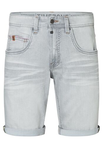 Denim Bermuda Shorts mit Umschlag 