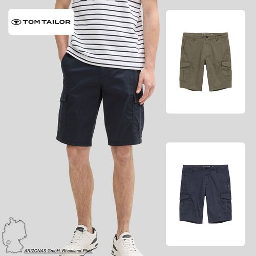 Tom Tailor Cargo-Bermudashorts mit Taschen Chino Shorts