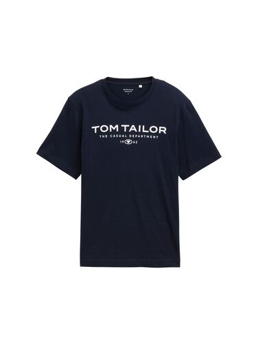 Tom Tailor T-Shirt mit Rundhalsausschnitt und Logo-Print 1962 