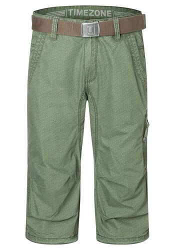 Feine 3/4 Chino Caprihose mit G�rtel und Muster  