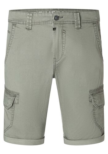 Einfarbige Chino Cargo-Shorts mit Taschen 