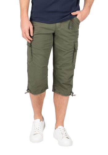 Cargo-Shorts mit G�rtel und Mehrfachtaschen  