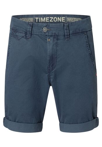 Chinoshorts mit G�rtelschlaufen und aufrollbarem Saum 