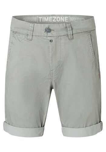 Chinoshorts mit G�rtelschlaufen und aufrollbarem Saum 
