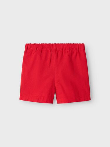 Leichter Sommer-Shorts mit Schleifenbindung und Taschen 