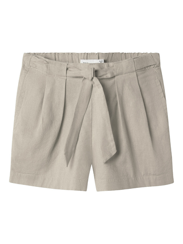 Leichter Sommer-Shorts mit Schleifenbindung und Taschen 
